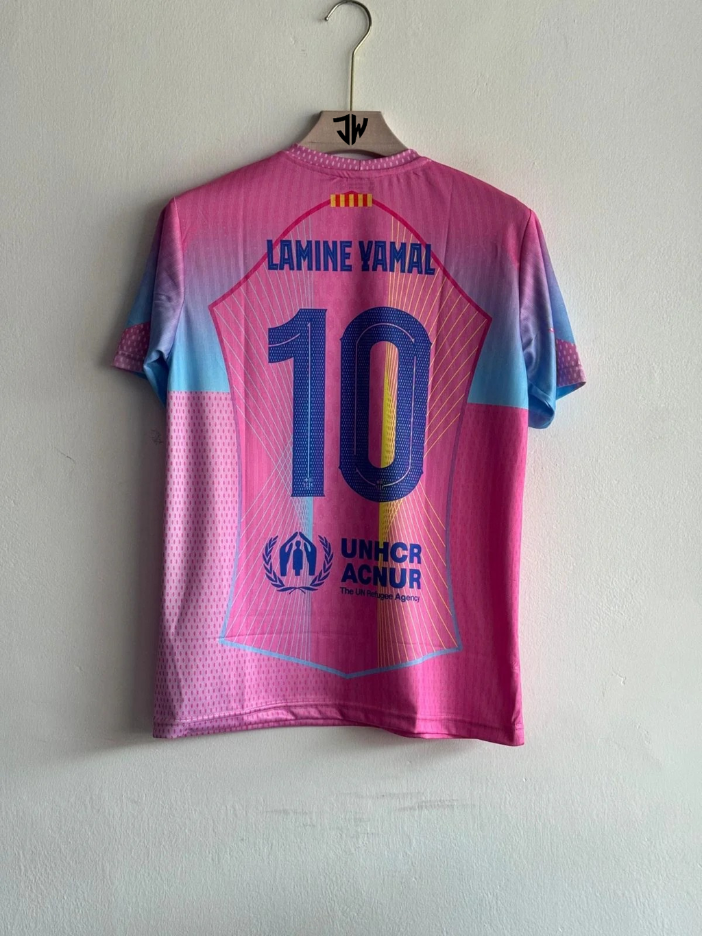 Barcelona 2025-26 Pink Special Edition Jersey – Lamine Yamal | Vintage | Unisex | Regular Fit