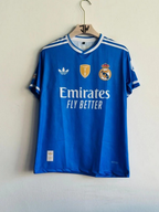 Real Madrid 25/26 Third Kit Regular Fit. Fully embroidered