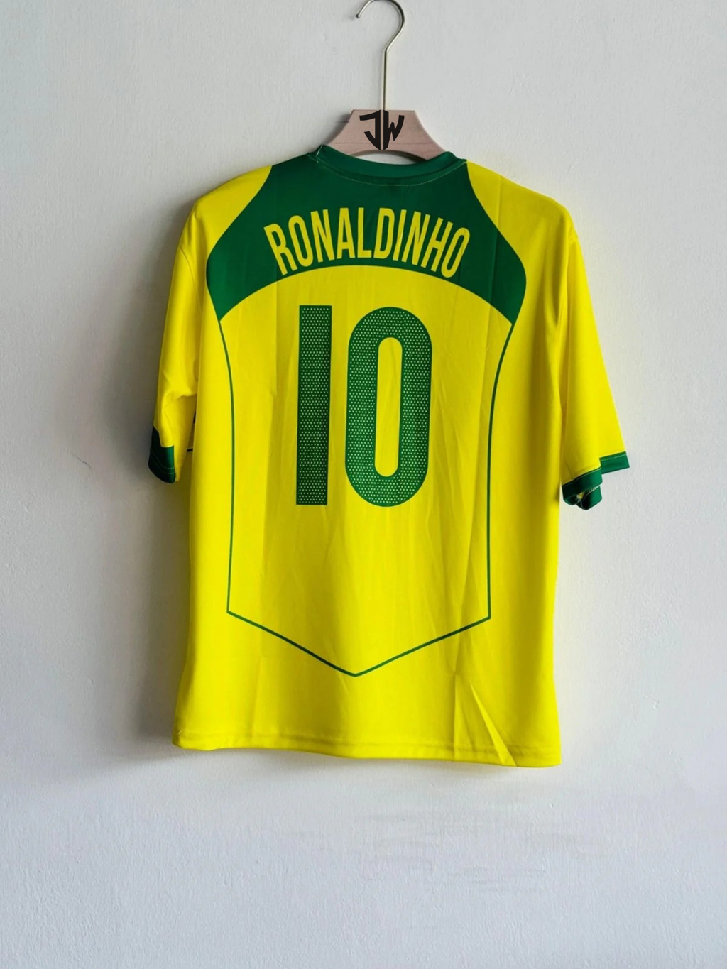 BRAZIL 2004 HOME KIT | Ronaldinho Edition | Vintage | Regular Fit