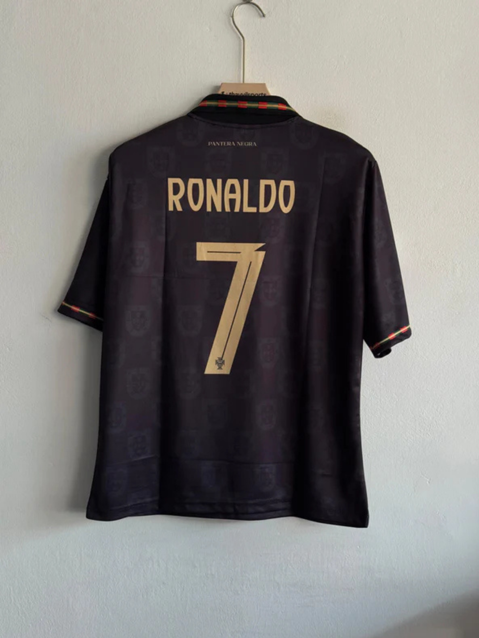 Portugal 25/26 Black jersey Fully embroidered Regular fit