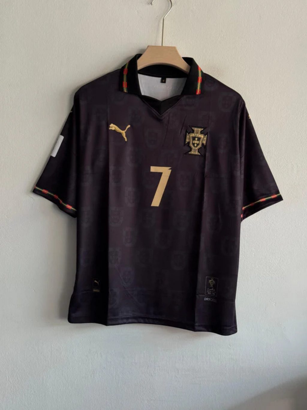 Portugal 25/26 Black jersey Fully embroidered Regular fit