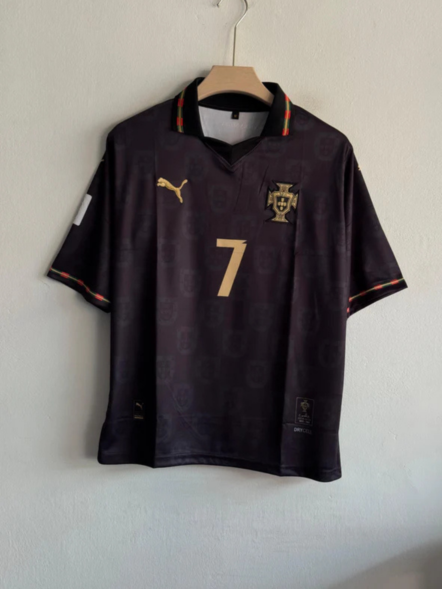 Portugal 25/26 Black jersey Fully embroidered Regular fit