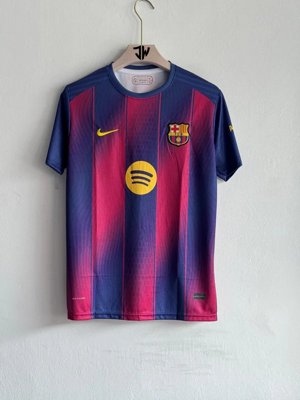 Barcelona 2025-26 Home Kit –Fully embroidered - Regular fit