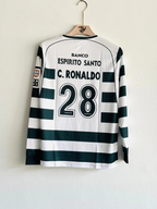 Sporting 2002-03 Home Kit – Ronaldo Edition- Regular Fit