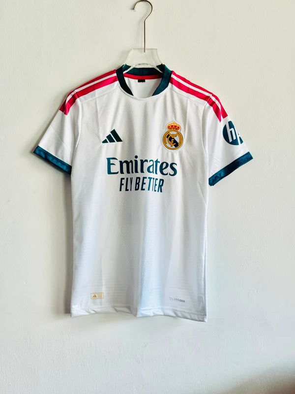 White Real Madrid 26 Printed Jersey