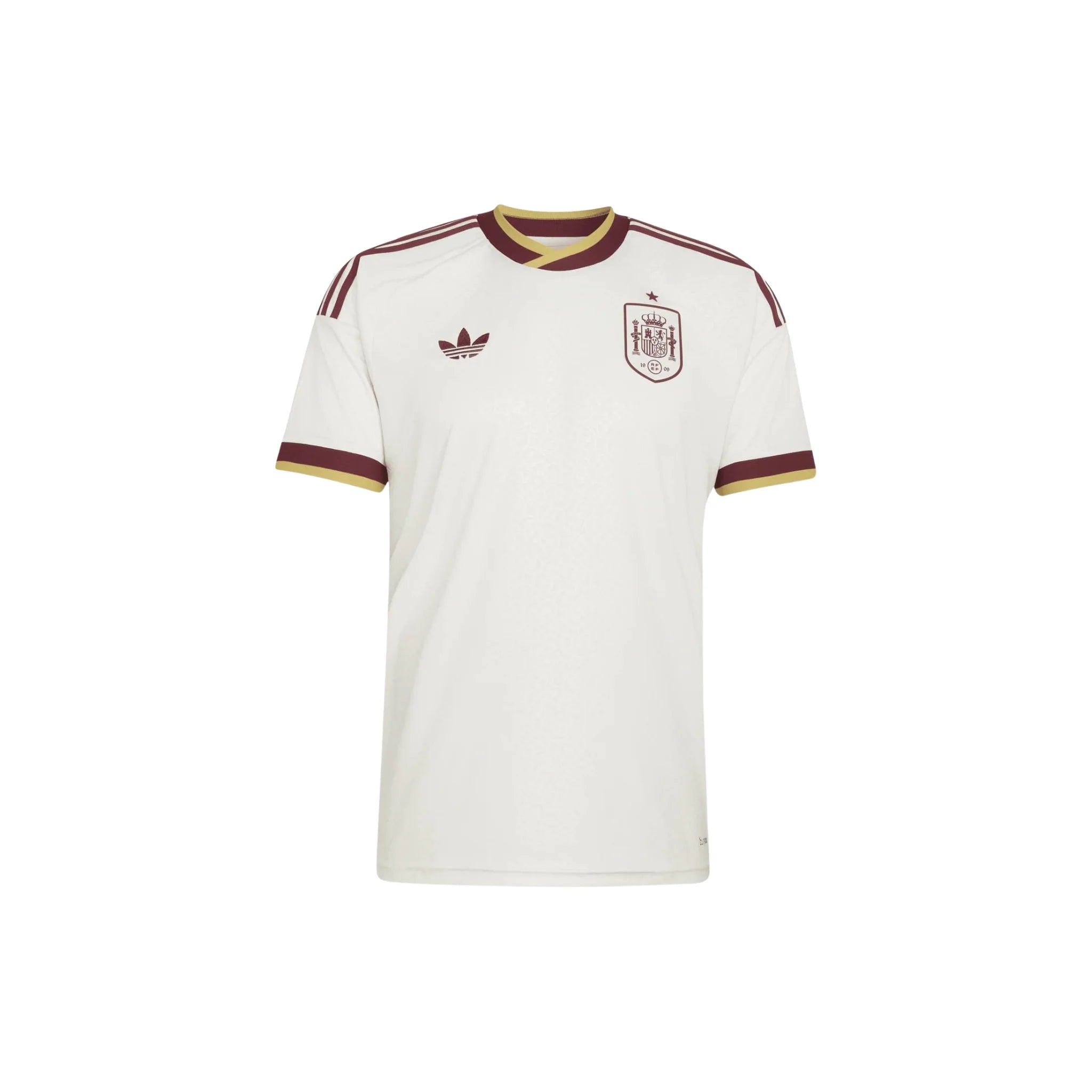 White printed Spain 26 jersey