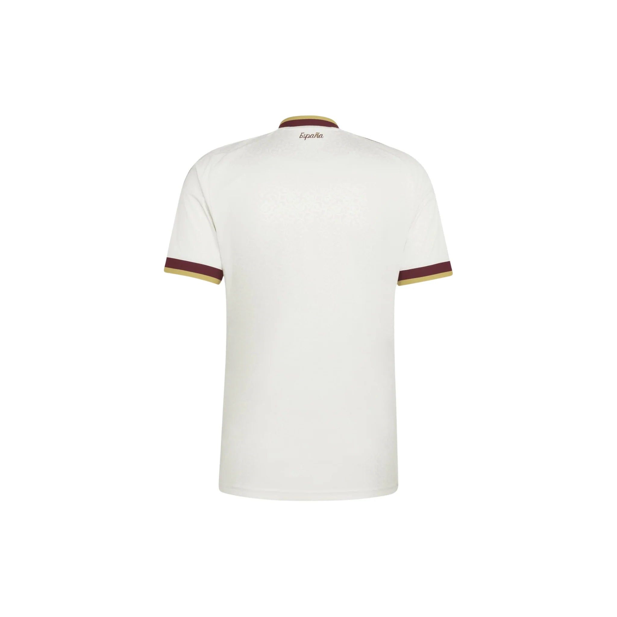 White printed Spain 26 jersey